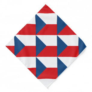 Czech Republic Flag Bandana