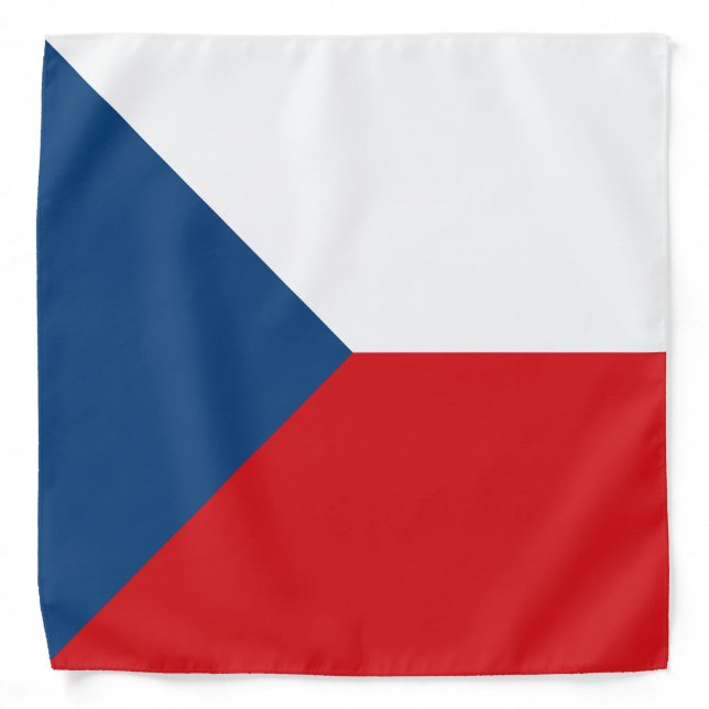 Czech Republic Flag Bandana (Front)