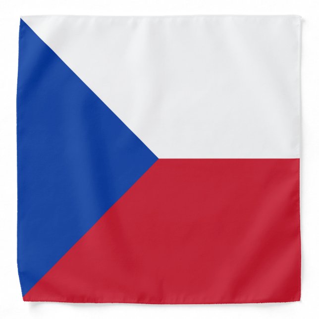 Czech Republic flag Bandana (Front)