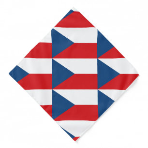 Czech Republic Flag Bandana
