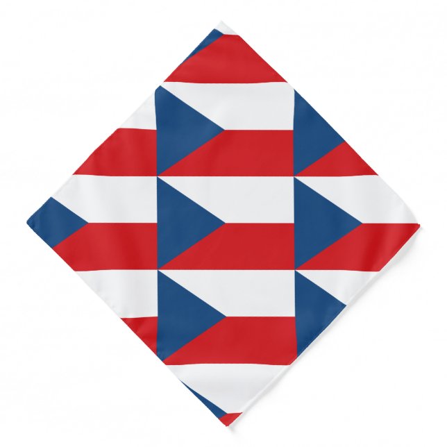 Czech Republic Flag Bandana (Front)