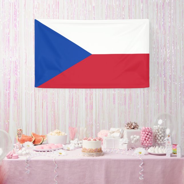 Czech Republic flag Banner (Party)