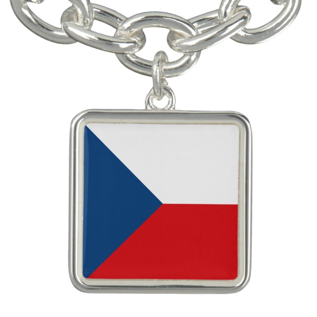 Czech Republic Flag Bracelet (Design)