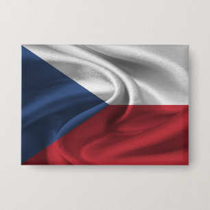 Czech Republic Flag Button