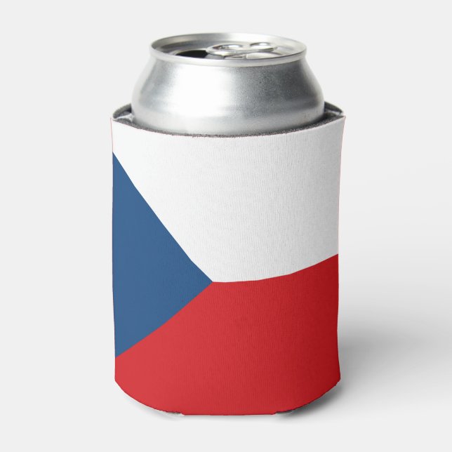 Czech Republic Flag Can Cooler (Can Front)