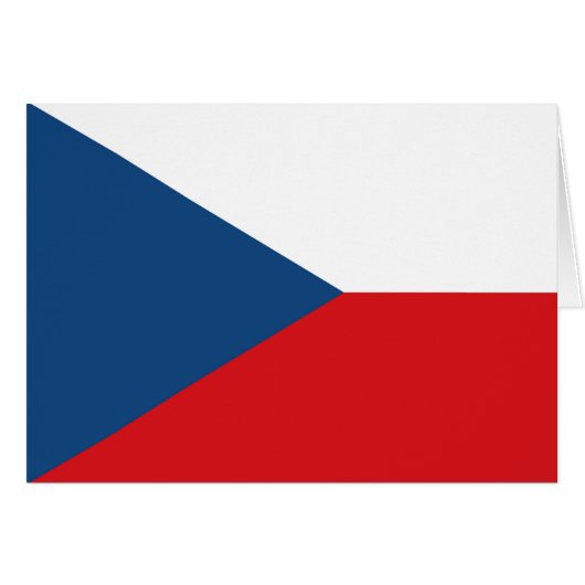 Czech Republic Flag Cards (Front Horizontal)