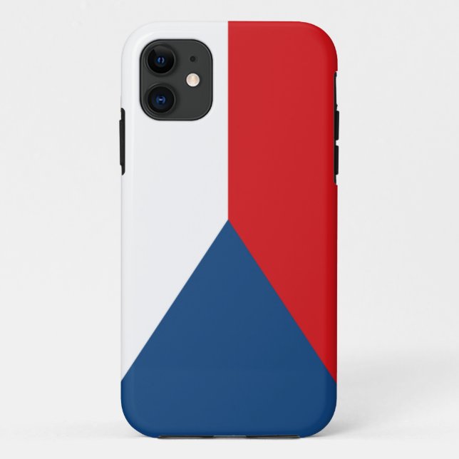 Czech Republic Flag Case-Mate iPhone Case (Back)