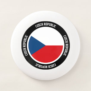 Czech Republic Flag Charming Patriotic Wham-O Frisbee