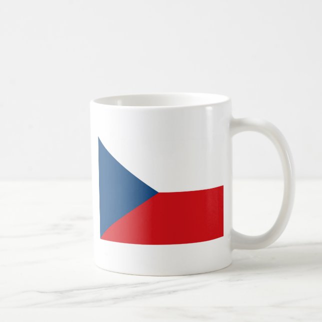 Czech Republic Flag Coffee Mug (Right)