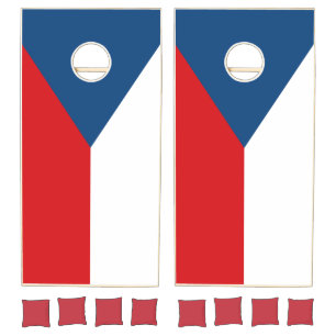 Czech Republic flag Cornhole Set