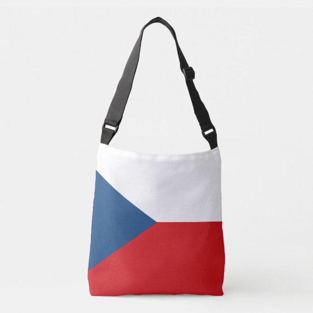 Czech Republic Flag Crossbody Bag (Front)