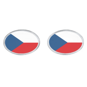 Czech Republic flag Cufflinks
