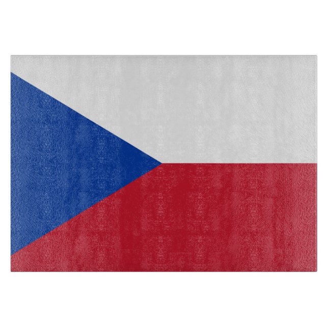 Czech Republic flag Cutting Board (Front)