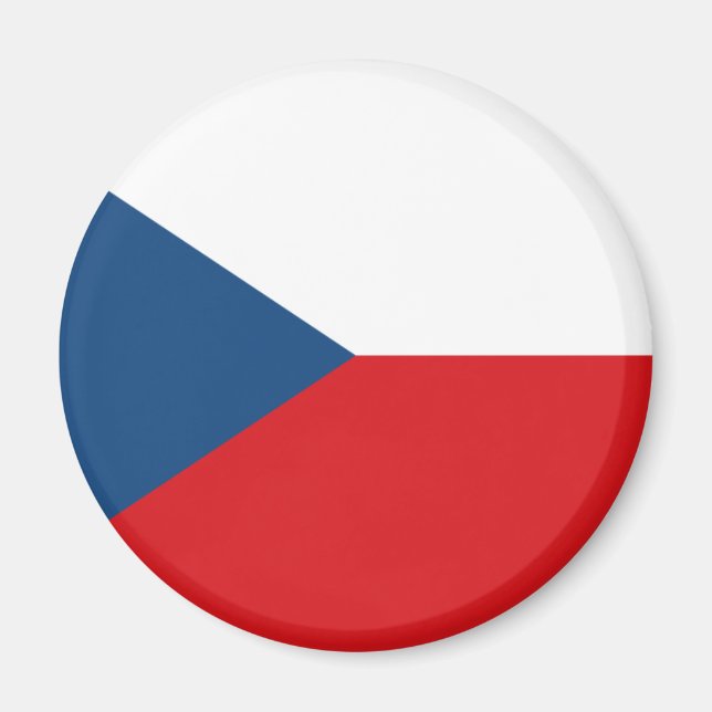 Czech Republic Flag CZ Magnet (Front)