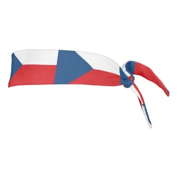 Czech Republic Flag Czech Patriotic Tie Headband by YLGraphics at Zazzle