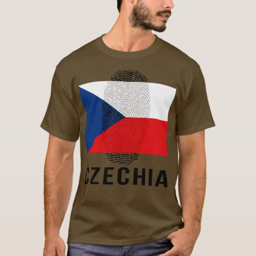 Czech Republic Flag DNA T_Shirt