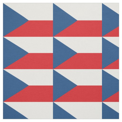 Czech Republic Flag Fabric