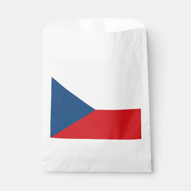 Czech Republic Flag Favor Bag (Front)