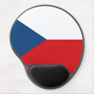 Czech Republic Flag Gel Mouse Pad