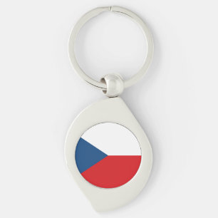 Czech Republic Flag Keychain