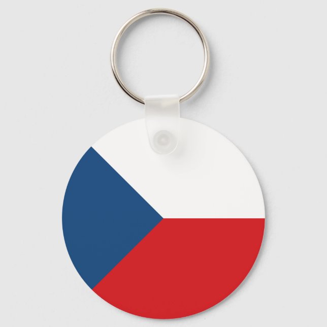 Czech Republic Flag Keychain (Front)