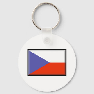 Czech Republic Flag Keychain