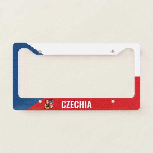 Czech Republic flag License Plate Frame