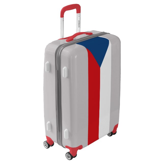Czech Republic Flag Luggage (Rotated Left)