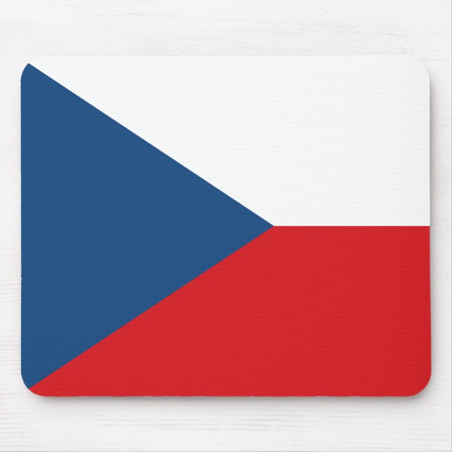Czech Republic Flag Mouse Pad (Front)