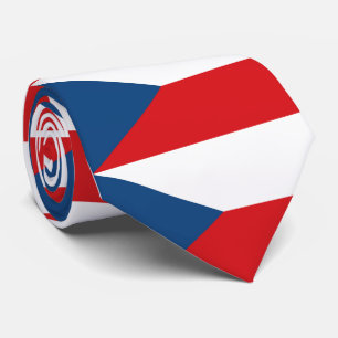 Czech Republic Flag Neck Tie