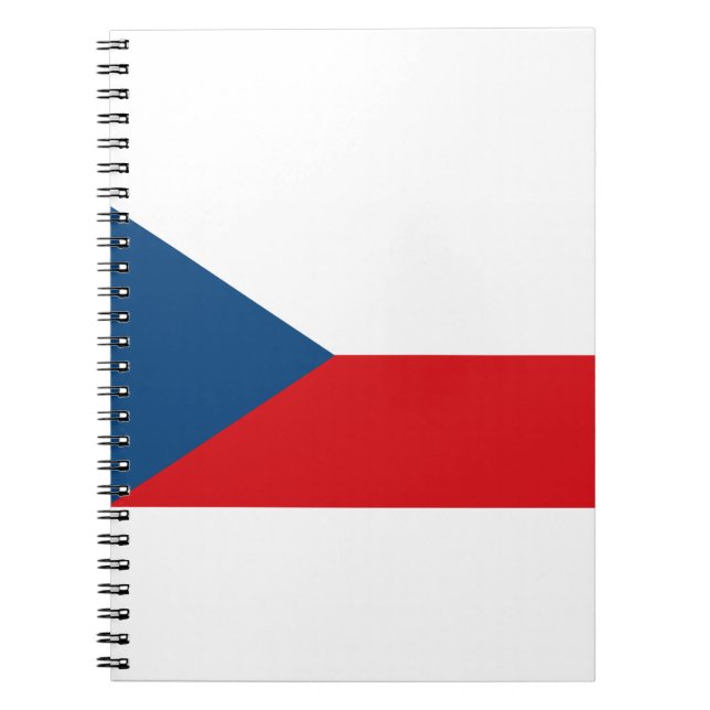 Czech Republic Flag Notebook (Front)