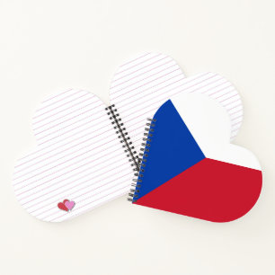 Czech Republic flag Notebook