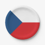 Czech Republic Flag Paper Plates