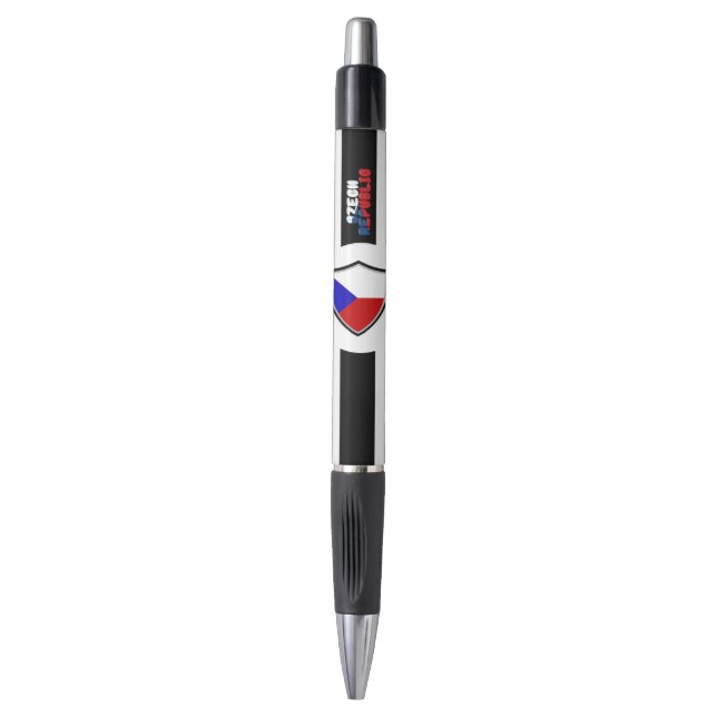Czech Republic flag Pen (Front Vertical)