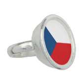 Czech Republic Flag Ring (Side)