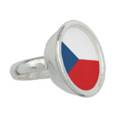 Czech Republic Flag Ring (Side)