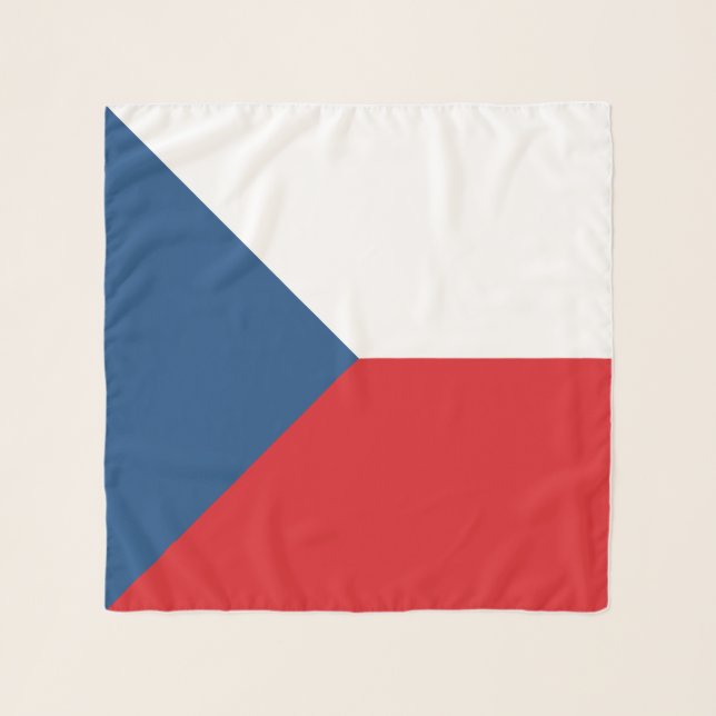 Czech Republic Flag Scarf (Front)