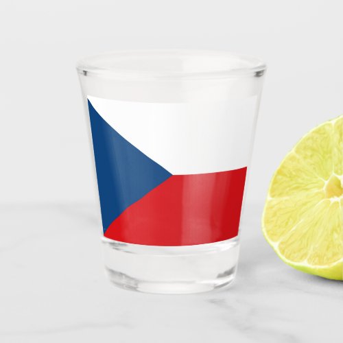 Czech Republic Flag Shot Glass