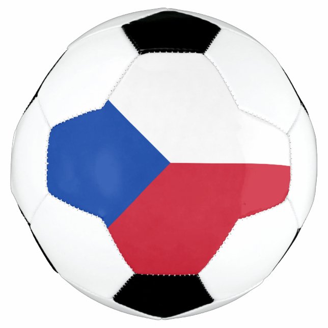 Czech Republic flag Soccer Ball (Front)