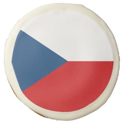 Czech Republic flag Sugar Cookie