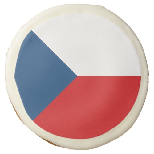 Czech Republic Flag Sugar Cookie