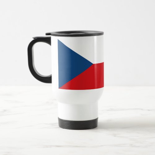Czech Republic Flag Travel Mug
