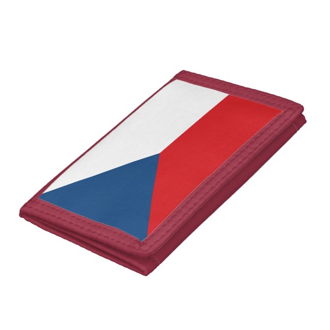 Czech Republic Flag Trifold Wallet (Bottom)