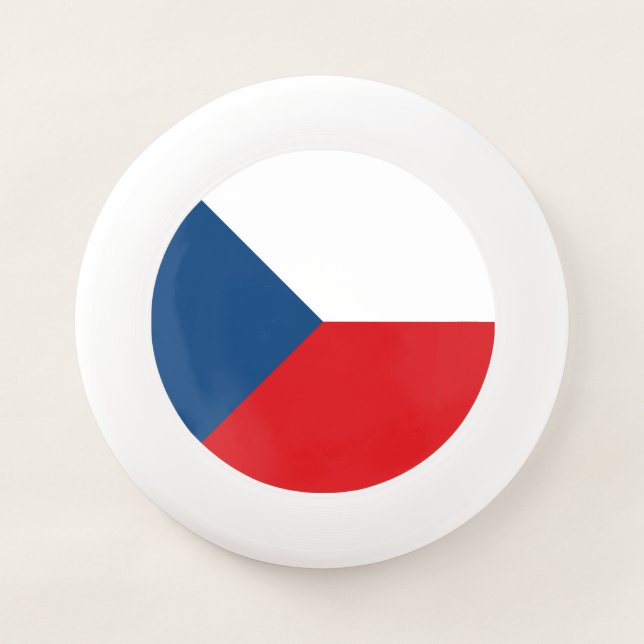 Czech Republic Flag Wham-O Frisbee (Front)