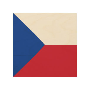 Czech Republic flag Wood Wall Art