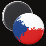 Czech Republic Gnarly Flag Magnet
