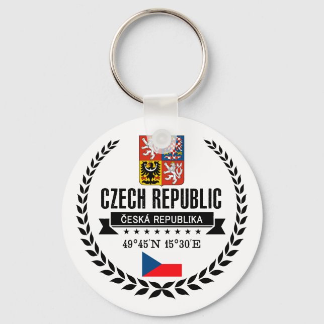 Czech Republic Keychain (Front)