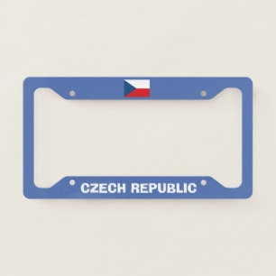 Czech Republic License Frame