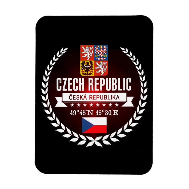 Czech Republic Magnet (Vertical)