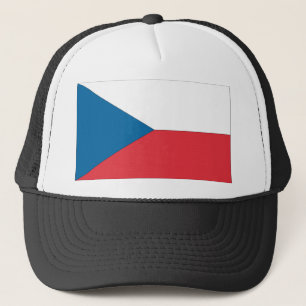 Czech Republic National Flag Trucker Hat